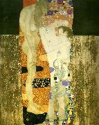 Gustav Klimt kvinnans tre aldrar, Spain oil painting artist